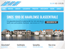 Tablet Screenshot of haarlemseglascentrale.nl